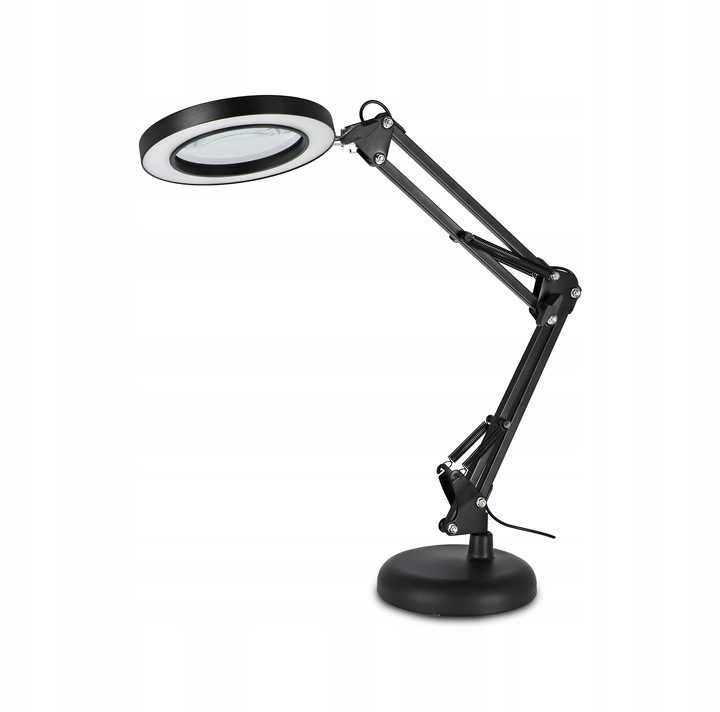 Lampka Na Biurko LED Lampa Kosmetyczna Ściemniacz Lupa Szkło