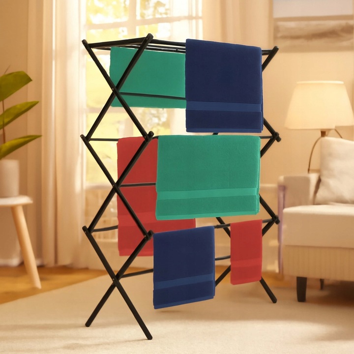 ROZSUWANA SUSZARKA NA PRANIE STOJĄCA TELESKOPOWA UBRANIA BIELIZNĘ DO DOMU