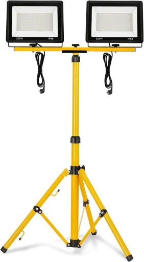 2X HALOGEN LED 50W + Statyw Stojak Podwójny ZESTAW