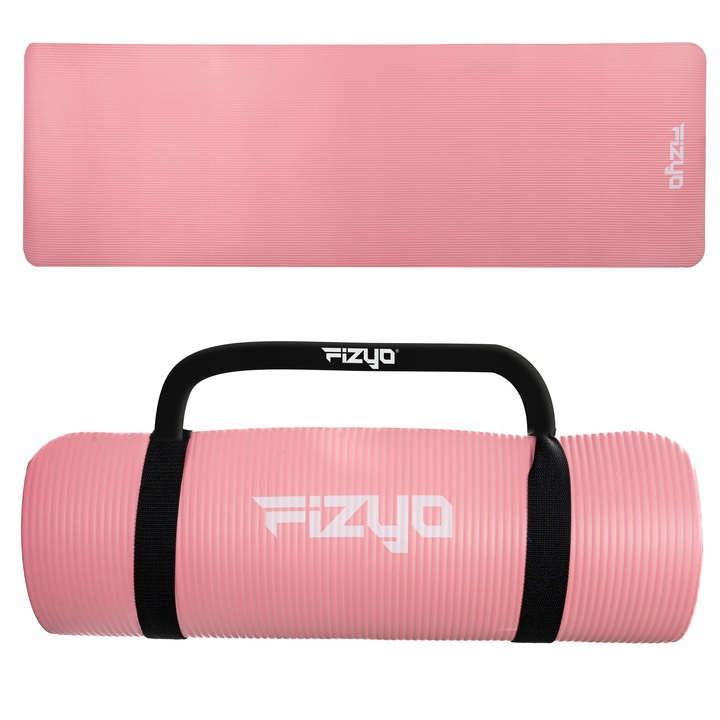 GRUBA Mata Gimnastyczna do Ćwiczeń Jogi Pilatesu 190x60 NBR Fitness 1,5cm