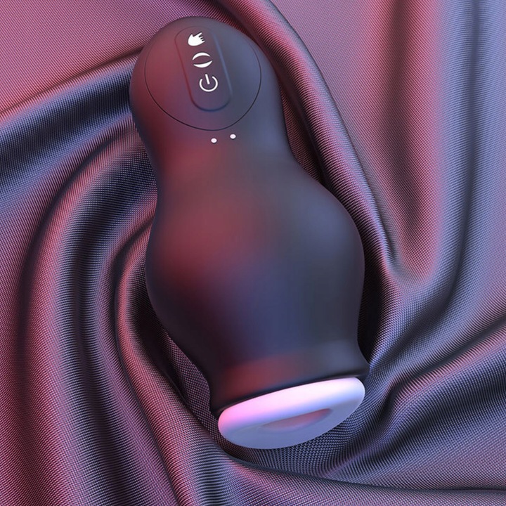 AUTOMATYCZNY MASTURBATOR MĘSKI SSĄCO WIBRUJĄCY DLA MĘŻCZYZN POSUWISTY FILKU