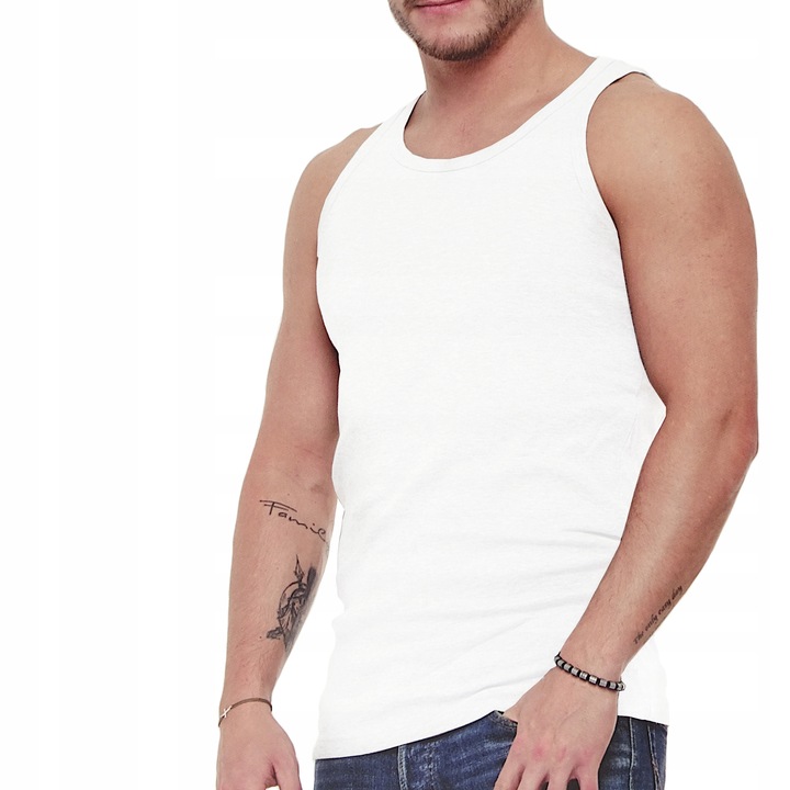 PODKOSZULKA KOSZULKA MĘSKA 100% BAWEŁNA GŁADKA 2XL Moraj