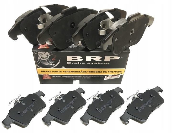 Klocki PRZÓD + TYŁ Ford Focus MK2 MK3 C-Max Volvo S40 V40 V50 C70 Mazda 3 5