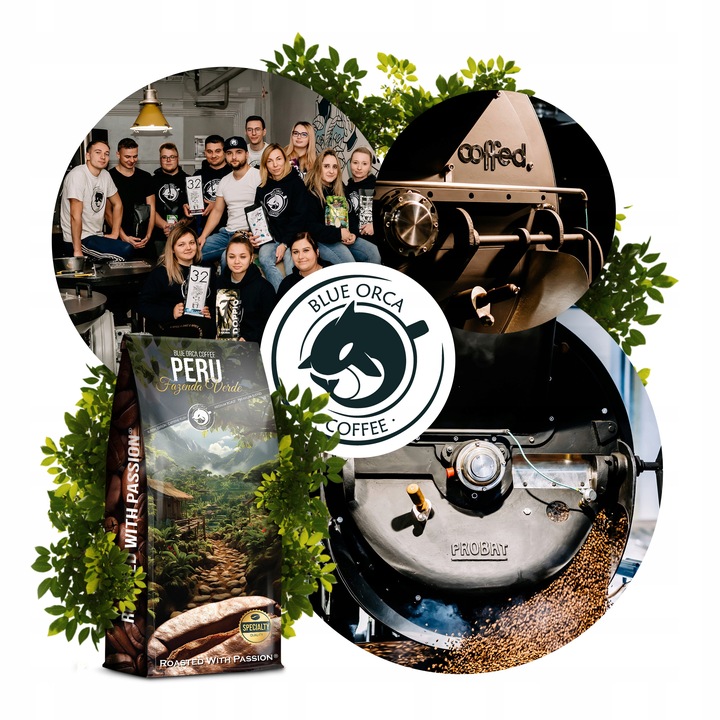 Kawa ziarnista 1kg PERU FAZENDA VERDE Fusion Edition Blue Orca +