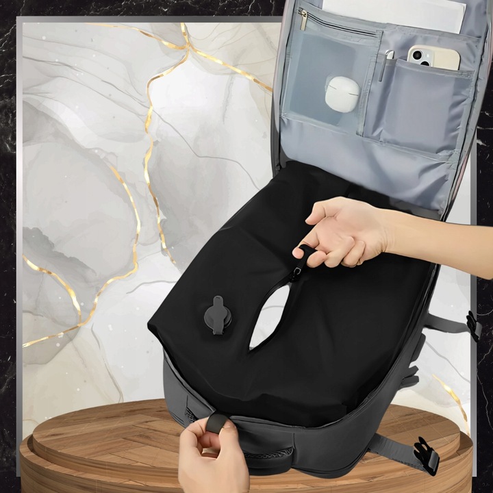 BAGAŻ Do Samolotu Torba A4 Pojemna Męska Podręczny Plecak Podróżny