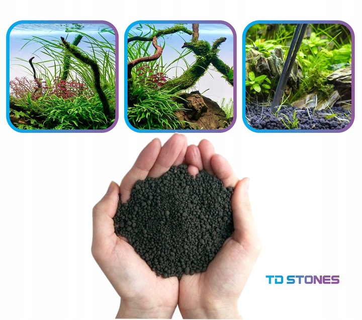 Podłoże Aktywne do Akwarium Siła Natury dla Twoich Roślin NATURE SOIL 3L