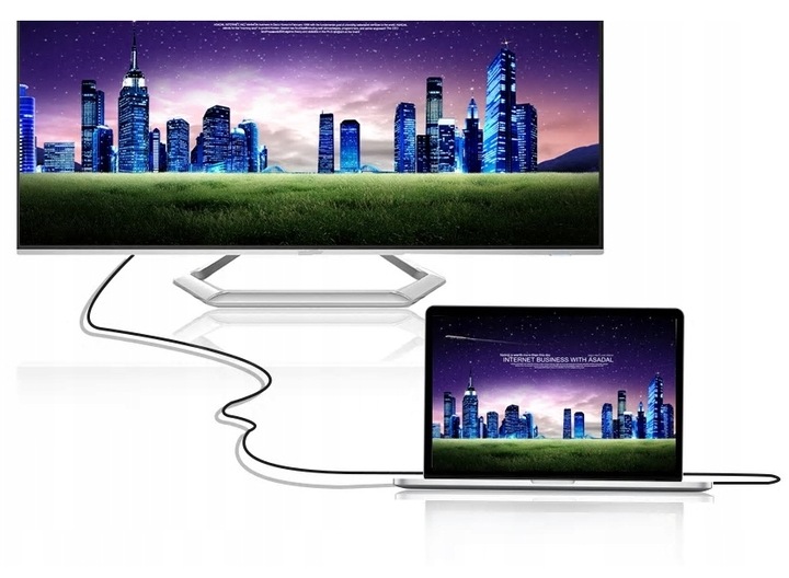 PRZEJŚCIÓWKA ADAPTER KABEL USB-C - HDMI FULL HD 4K