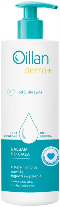 OILLAN Derm+ Balsam do ciała skóra atopowa 400 ml