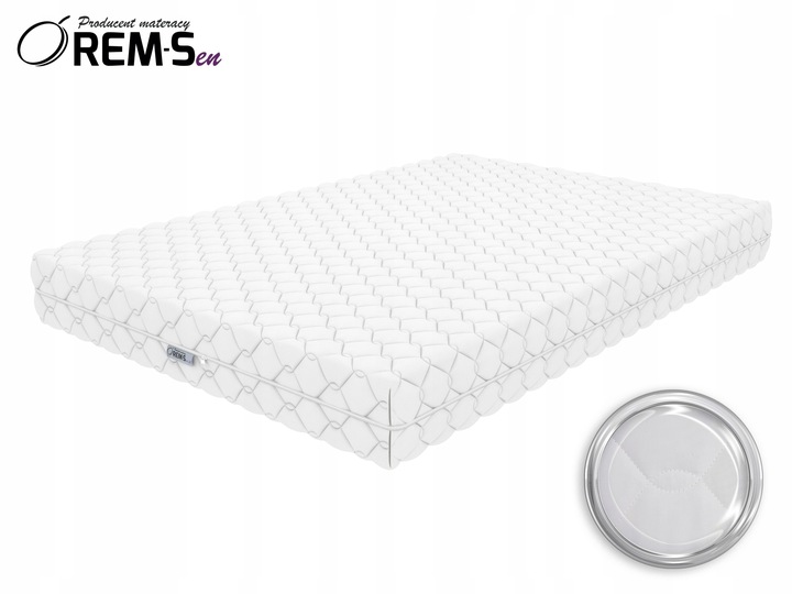 Materac 90x200 10cm H4 Twardy +Pokrowiec Pikowany