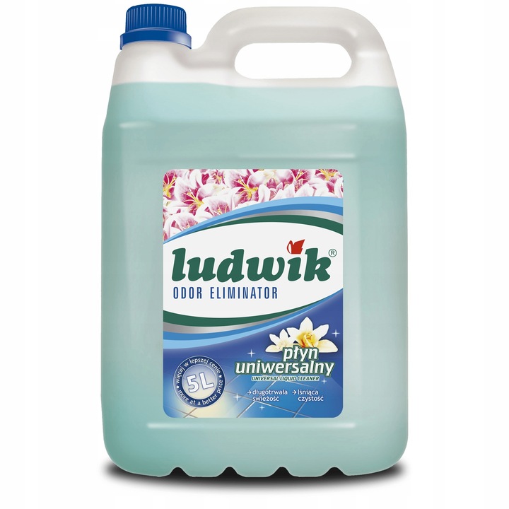 SKUTECZNY uniwersalny płyn czyszczący kwiat laguny LUDWIK 5L KONCENTRAT
