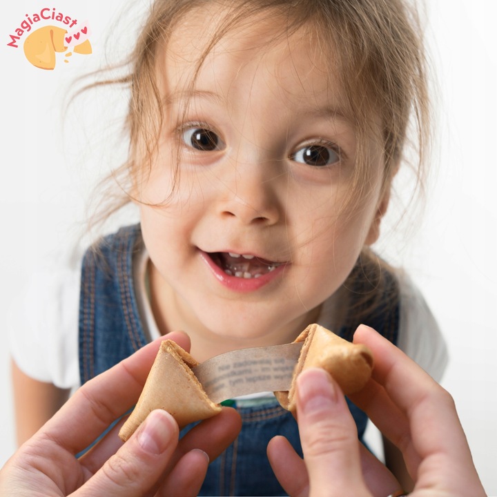 Ciasteczka z Wróżbą Dziękuję Chińskie Ciastko Szczęścia dla Gości 50 szt