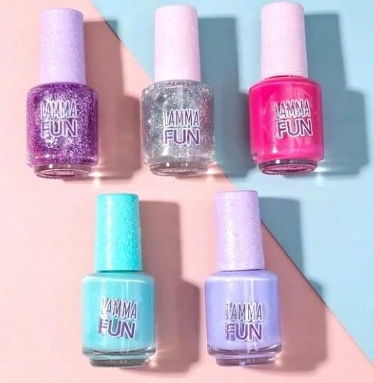 STUDIO STYLIZACJI PAZNOKCI LAKIERY BROKAT ZESTAW