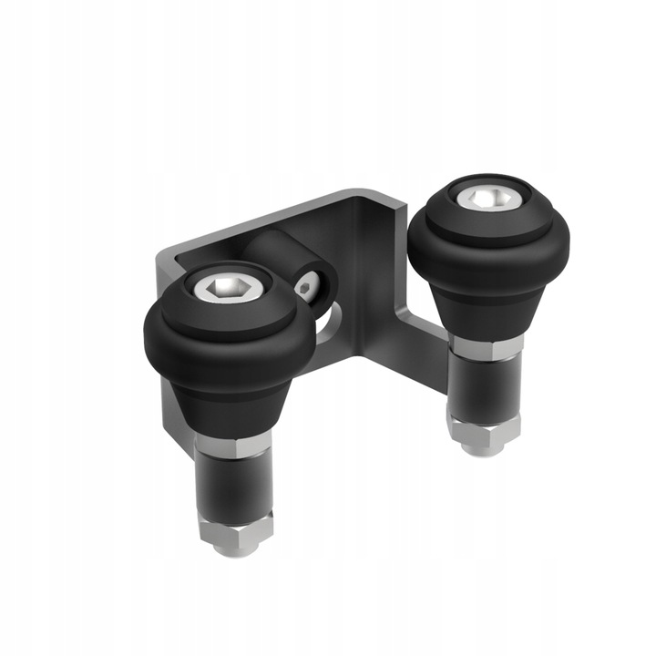mocowanie górne uchwyt górny bram do profilu 40mm guma RAL 7016
