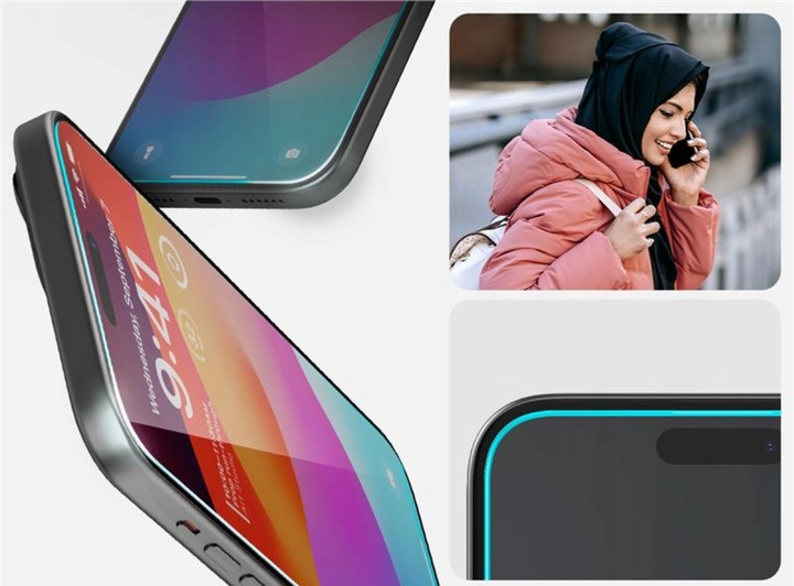 2x Szkło ochronne do Apple iPhone 15, Spigen