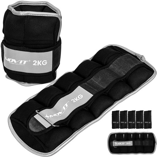 REGULOWANE OBCIĄŻNIKI NEOPRENOWE 2x 2 KG RĘCE NOGI