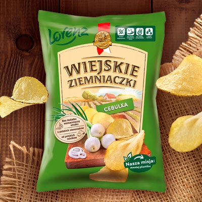 Zestaw Chipsy Wiejskie Ziemniaczki MIX 6+1 Gratis (7x130g)