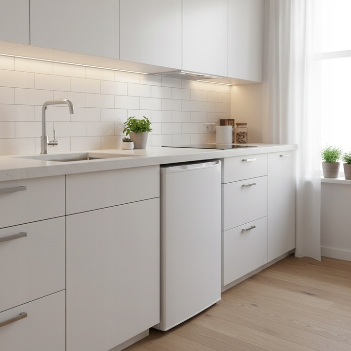 Mała zamrażarka szufladowa podblatowa 60L 85cm Smith&Brown