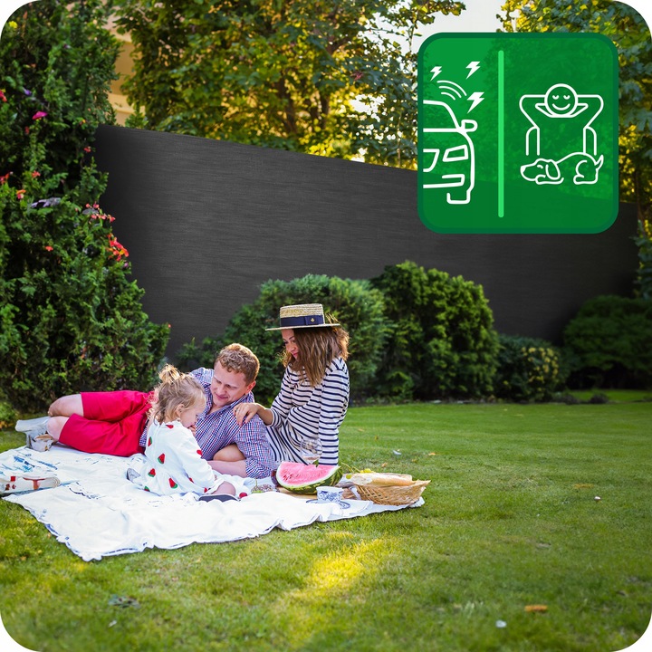 SIATKA CIENIUJĄCA NA PŁOT OGRODZENIE 1,2x25m MASKUJĄCA MATA OSŁONA 90%