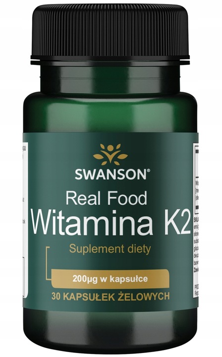 NATURALNA WITAMINA K2 MK-7 200mcg KOŚCI SWANSON