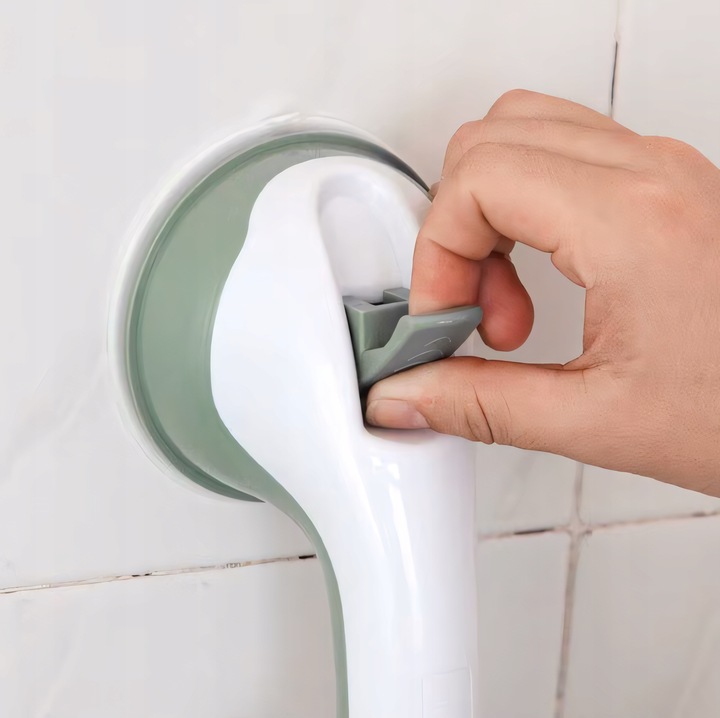 2X UCHWYT ŁAZIENKOWY DLA OSÓB STARSZYCH NA PRZYSSAWKI POD PRYSZNIC DO WC