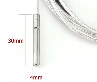 Czujnik temperatury pt1000 - przewód wysokotemperaturowy 2m