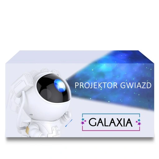 PROJEKTOR GWIAZD Lampka Nocna Rzutnik Dla Dzieci Led Laserowy ASTRONAUTA