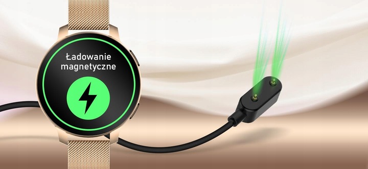 SMARTWATCH ZEGAREK DAMSKI WODOODPORNY PL MENU SPORT SMART WATCH