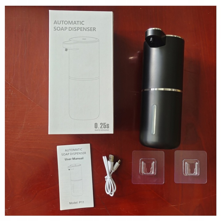 Duży bezdotykowy automatyczny dozownik do mydła w żelu i szamponu dyspenser