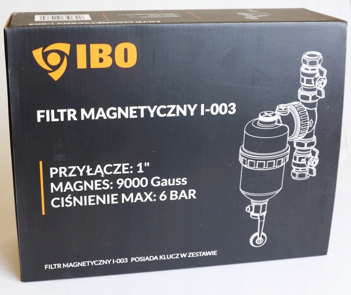 FILTR MAGNETYCZNY 1 SEPARATOR ZANIECZYSZCZEŃ IBO