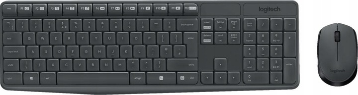 ZESTAW BEZPRZEWODOWY KLAW+MYSZ LOGITECH MK235