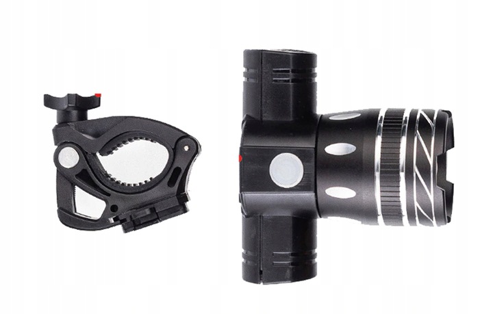 MOCNA LAMPKA ROWEROWA LED XML-T6 CREE USB ZOOM