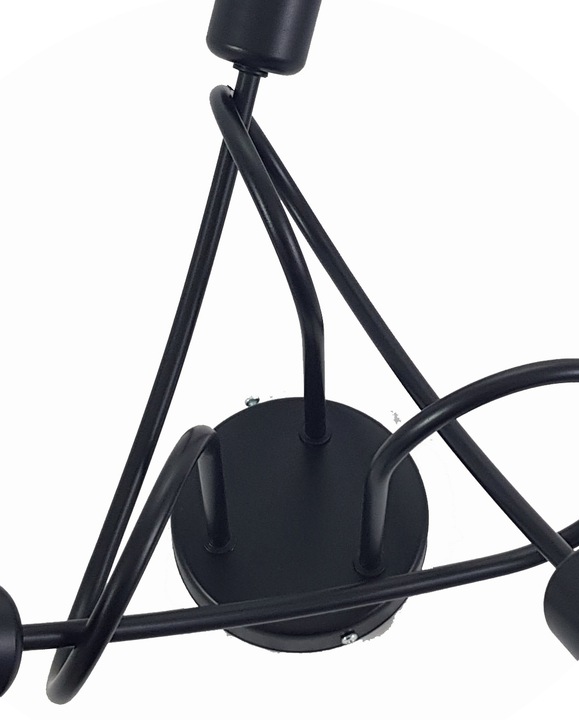 Lampa SUFITOWA żyrandol WISZĄCA LOFT drut BRYLANT