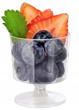 PUCHARKI DESEROWE KIELISZKI DO DESERÓW DRINKÓW DEGUSTACJI OKRĄGŁE 200ml 10