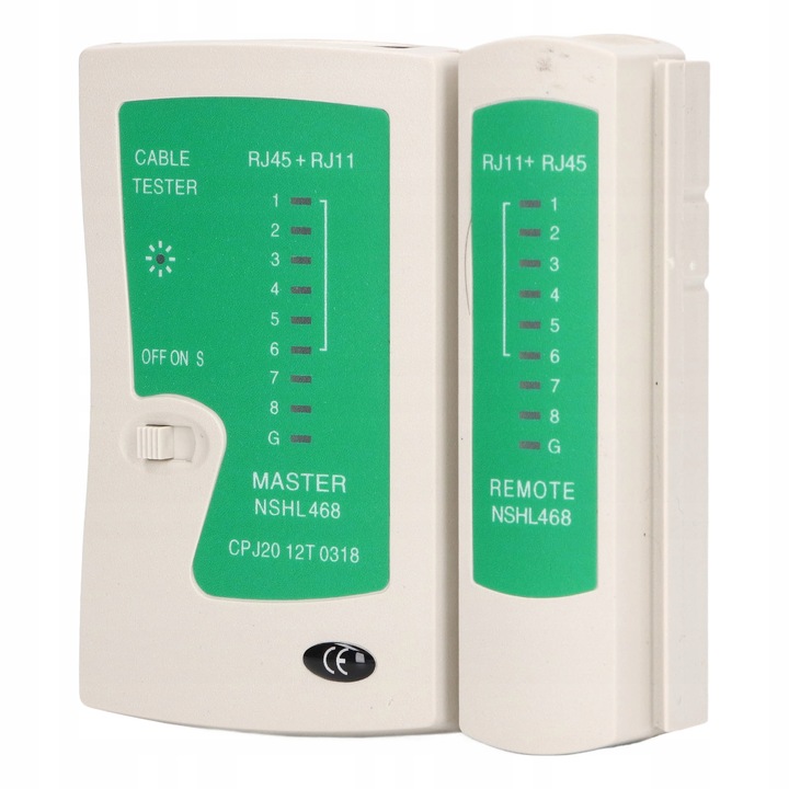 TESTER KABLI RJ45 ściągacz zaciskarka LAN3 zestaw narzędzi sieciowych XL