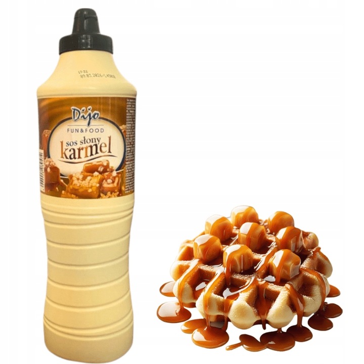 Sos polewa do lodów Topping Dijo Słony Karmel 1kg