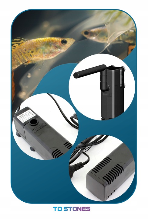 FILTR DO AKWARIUM WEWNĘTRZNY Z DESZCZOWNICA DO MAŁEGO ZBIORNIKA 30l