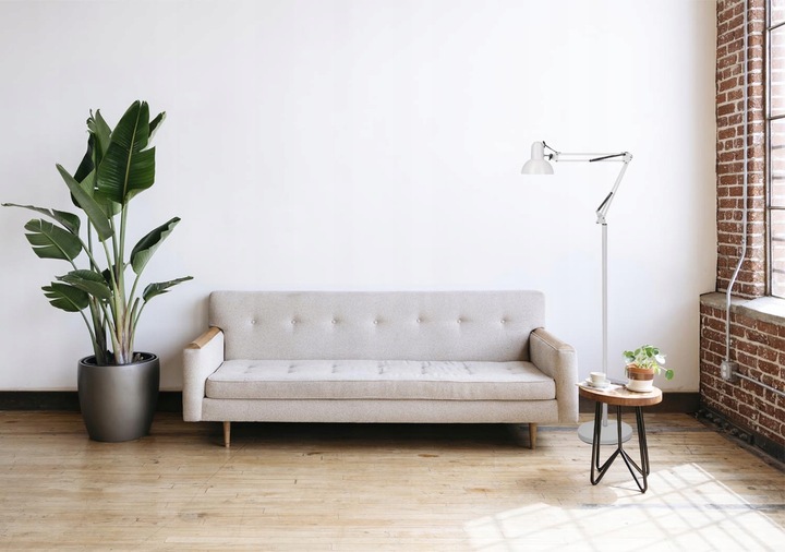 Lampa Podłogowa Stojąca Biała LED E27 Kreślarska Regulowana do