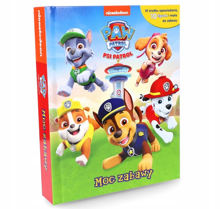 Psi Patrol 10 Figurek oryginalne + Książka + Mata Figurki