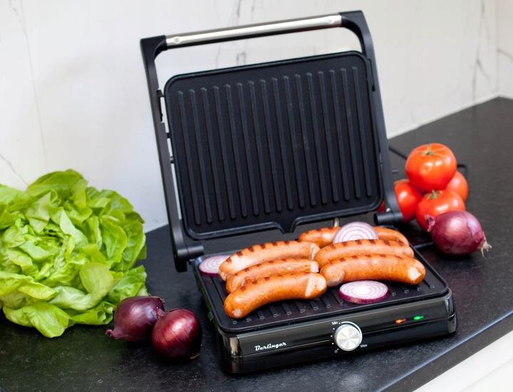 Opiekacz BERLINGER grill elektryczny| toster panini | rozkładany 180°