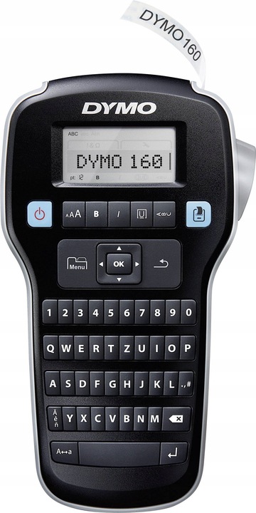 Drukarka etykiet DYMO LM160 Label Manager + taśma D1 45013 12mm biała