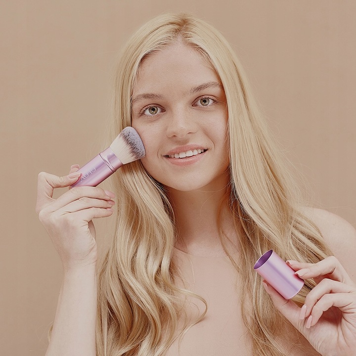 GLOV Pędzel do makijażu, idealny do konturowania i bronzera, kompaktowy