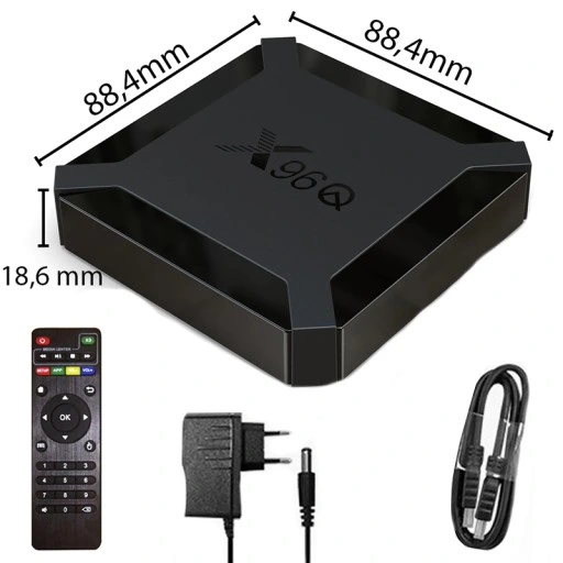 SMART TV BOX X96Q ANDROID 16GB BOX 4K PRZYSTAWKA