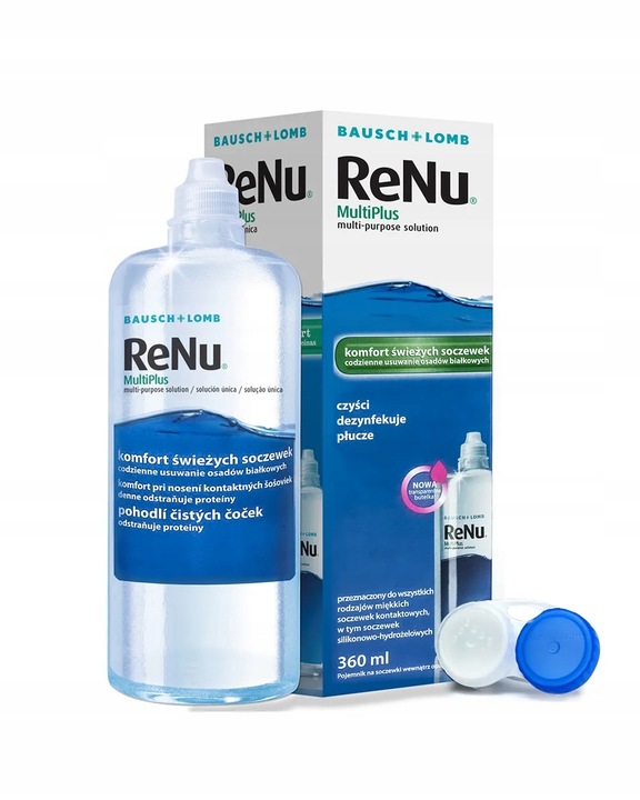 PŁYN DO SOCZEWEK RENU MULTIPLUS 360 ML x 2 BAUSCH&LOMB