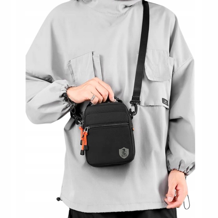 TORBA MĘSKA NERKA SASZETKA SPORTOWA BIODROWA NA RAMIĘ BIODRA