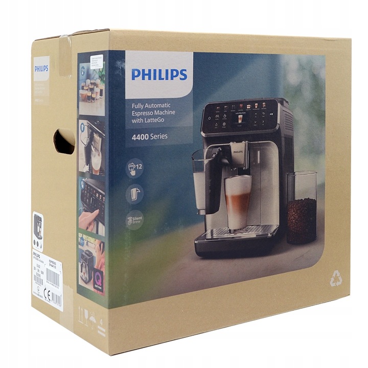 Ekspres ciśnieniowy PHILIPS EP4441/50 LatteGo automatyczny 1500W 15