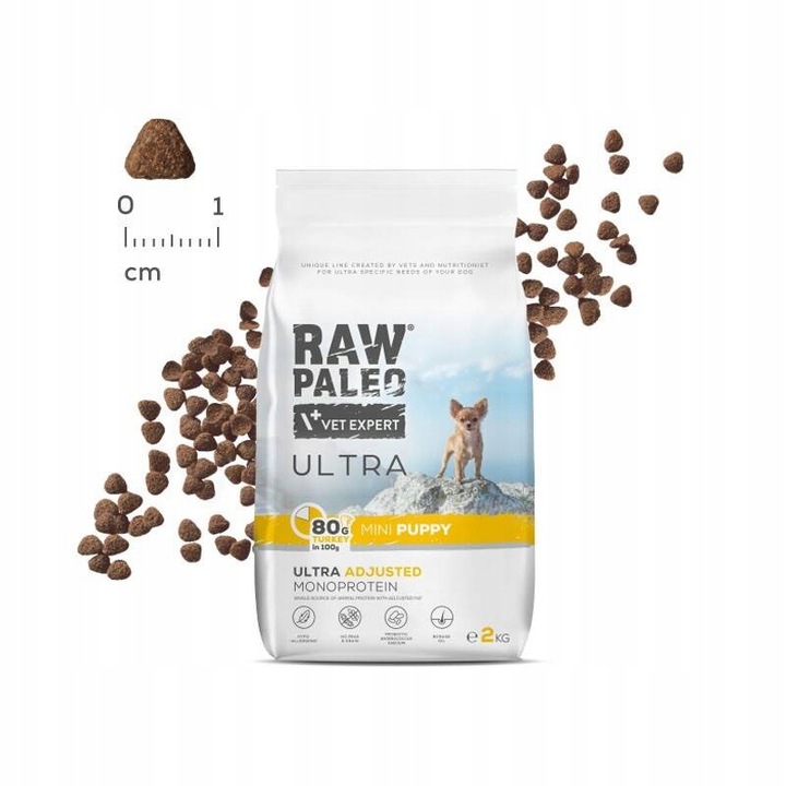 Vetexpert Raw Paleo Ultra Turkey Puppy Mini 2kg