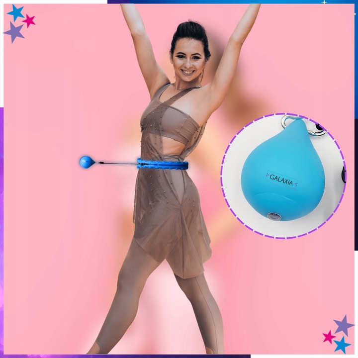 HULA HOP z Obciążeniem Odchudzające Obciążnikiem z Wypustkami SMART HULAHOP