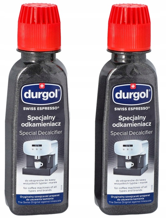 2x Odkamieniacz do ekspresów ciśnieniowych durgol swiss espresso 125ml.
