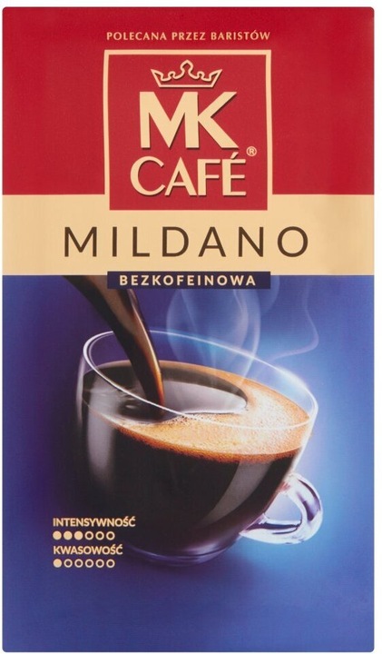 Kawa bezkofeinowa mielona MK Cafe Mildano 250 g x10