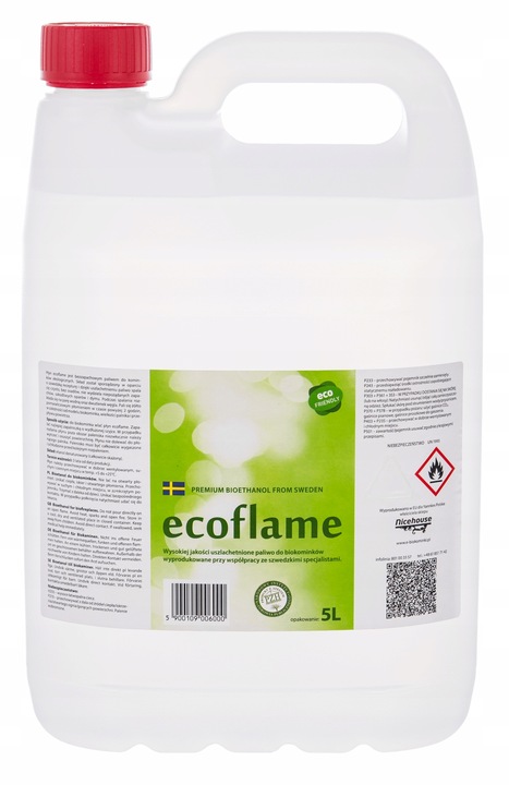 Ecoflame 5L biopaliwo II generacji. Biokominek